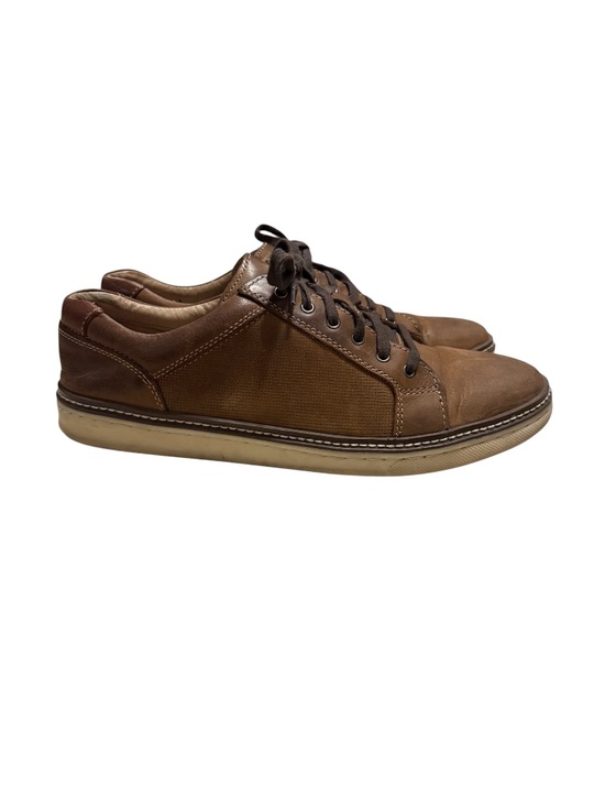 Johnston Murphy McGuffey Brown Leather Shoes Mens 10.5 Business Casual